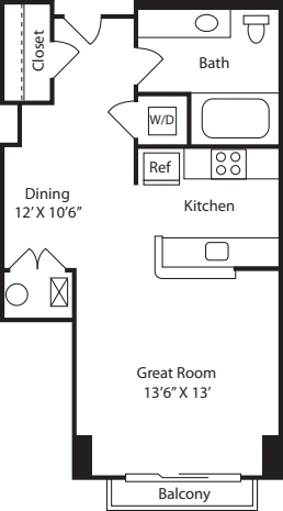 A1 floor plan