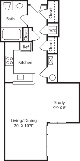 A2 floor plan