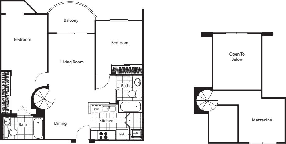 2A Loft floor plan