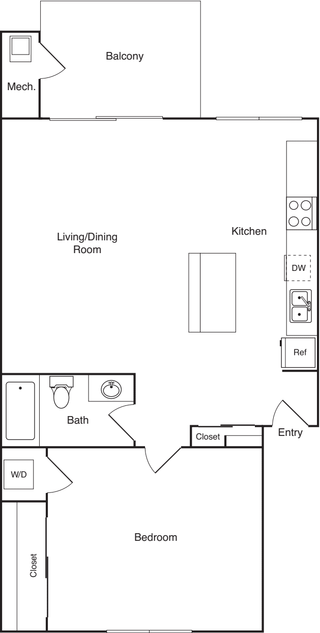 1S Renovated floor plan