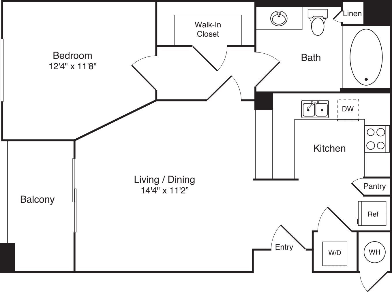 The Chateaux floor plan
