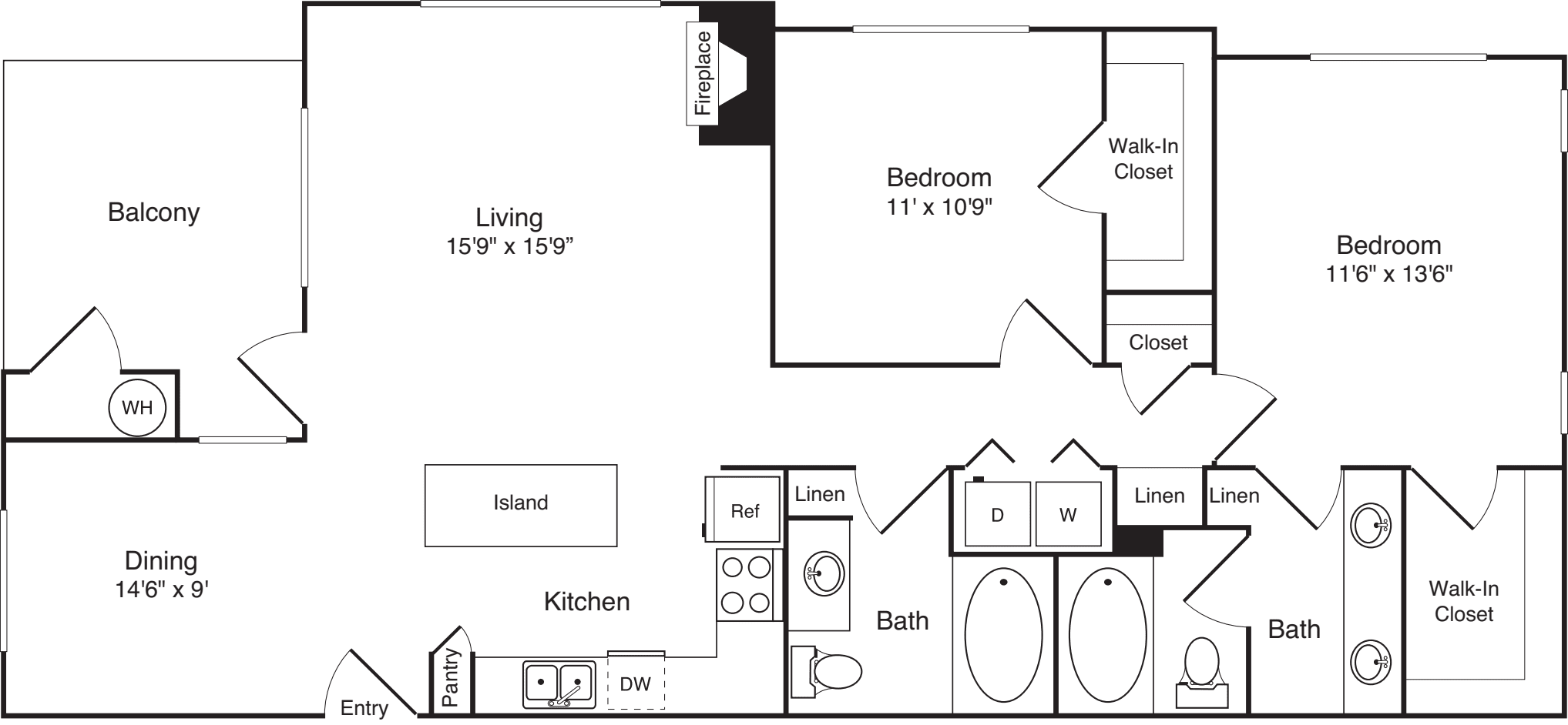 The Barcelona floor plan