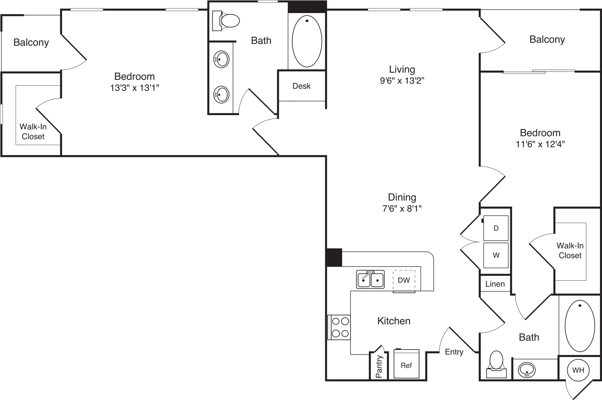 The Riviera floor plan