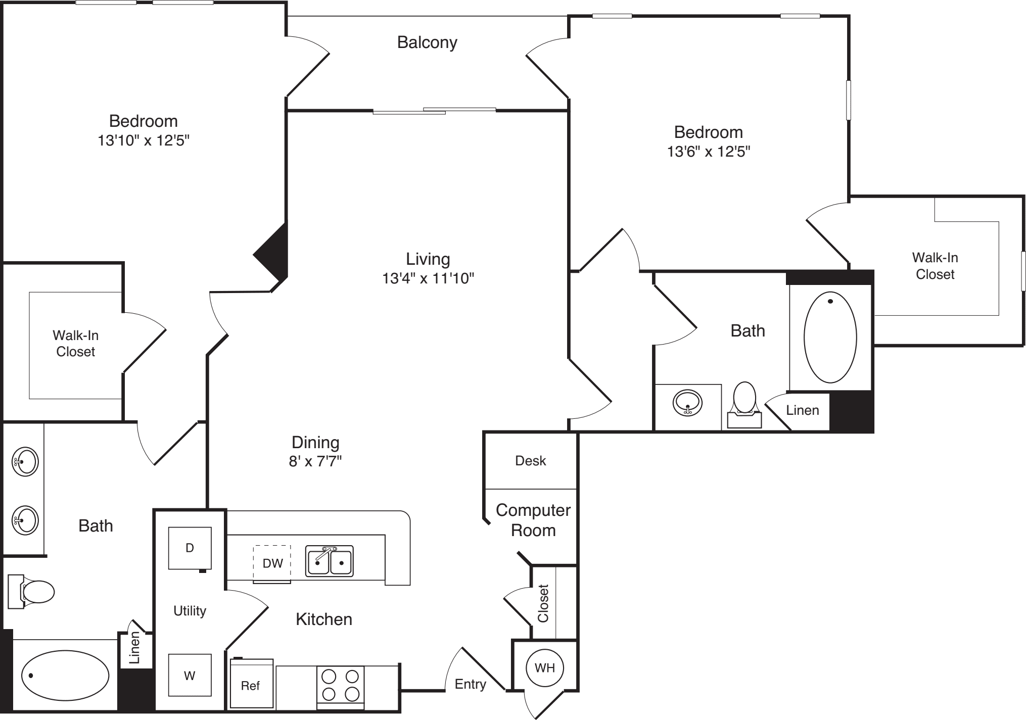 The Versailles floor plan