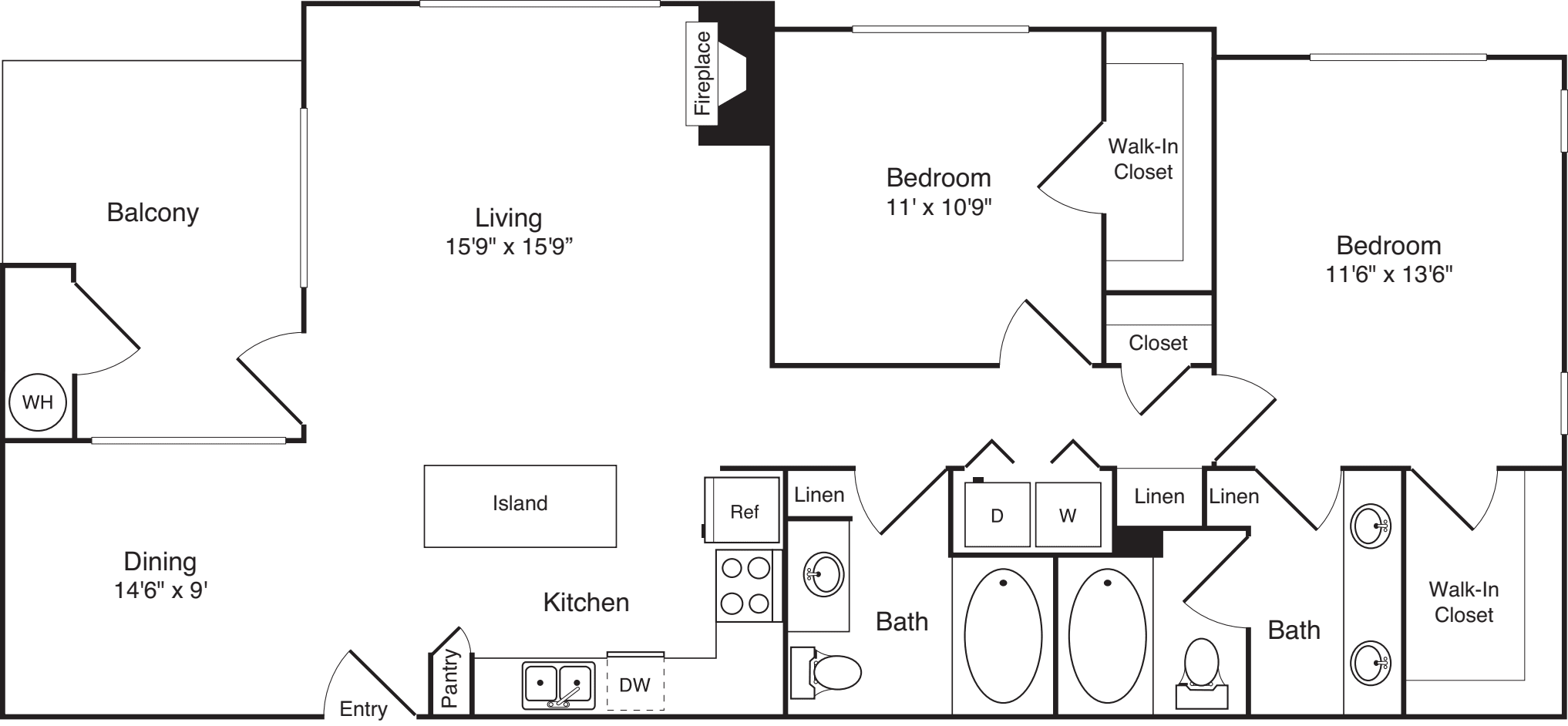 The Barcelona - Alt floor plan