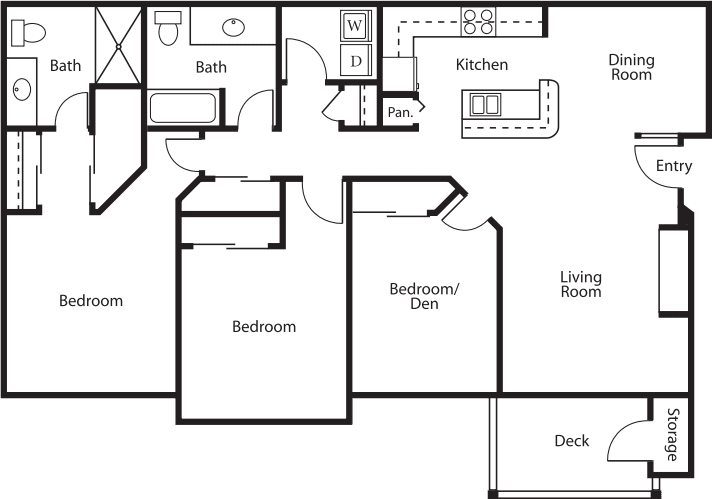 Glacier floor plan