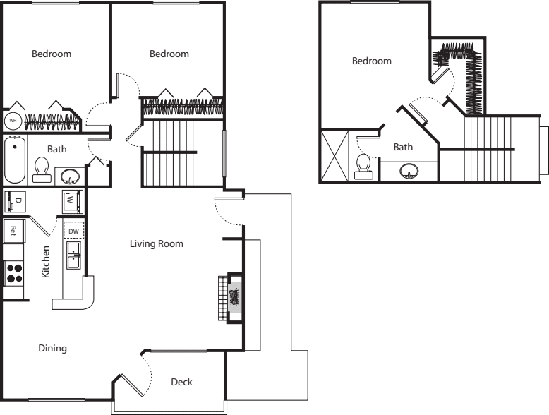 Monarch with garage floor plan