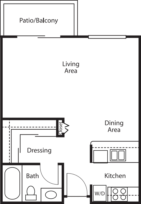 Studio Alt floor plan