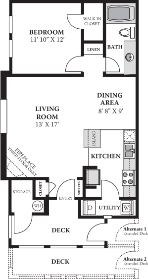 The Benton floor plan