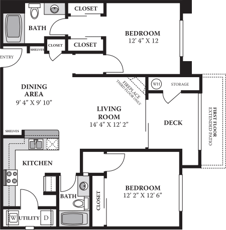 The Hollyhock floor plan