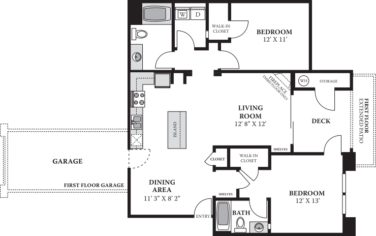 The Martin floor plan