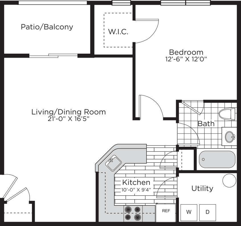 The Arlington floor plan