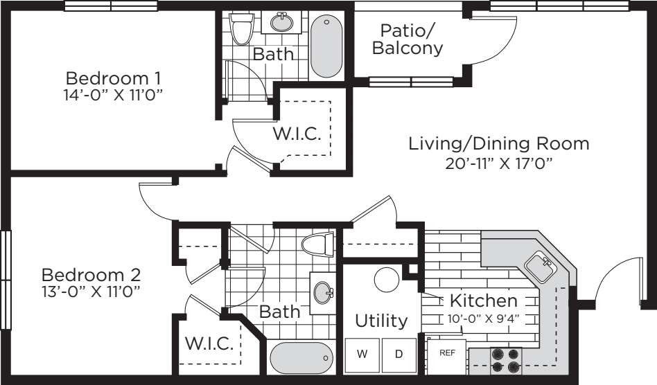 The Carlton floor plan