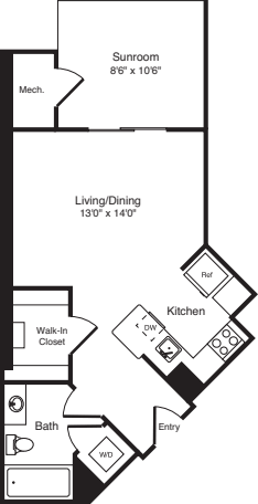Glebe with Sun Room floor plan