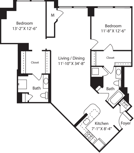 Clarendon floor plan