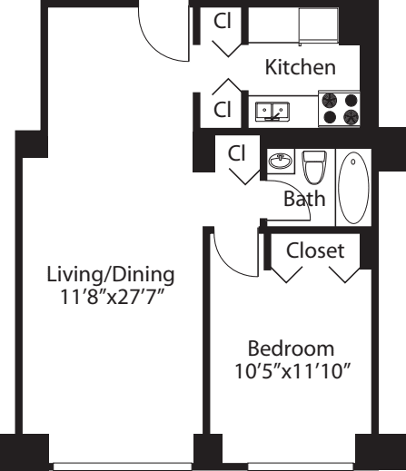 L floor plan