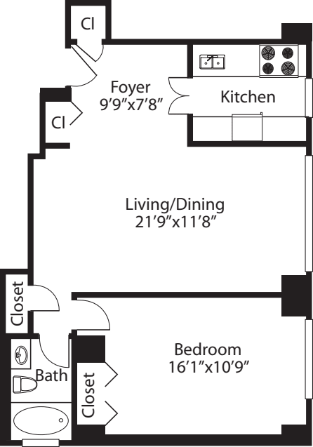 B floor plan