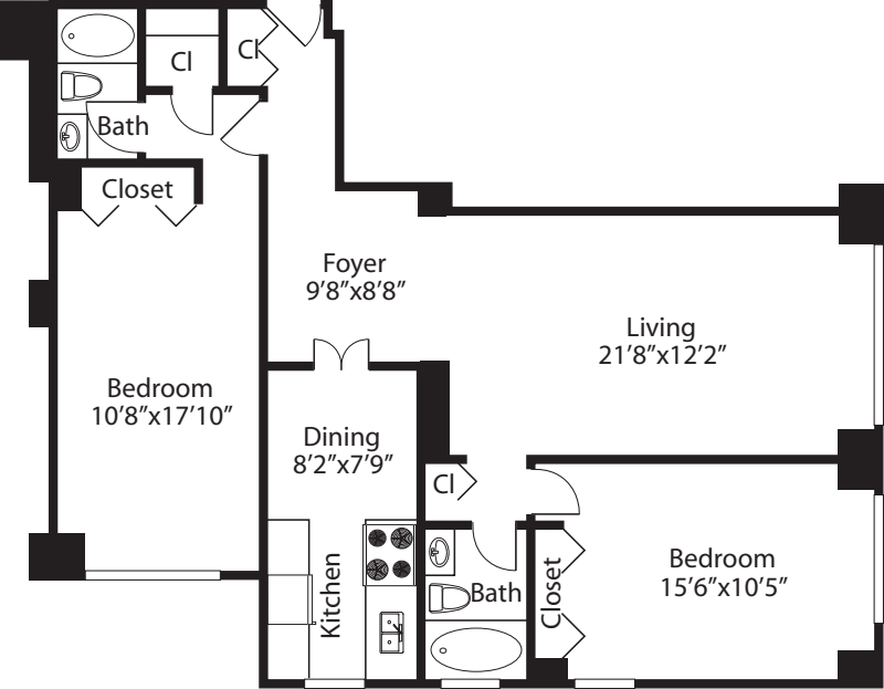 K floor plan