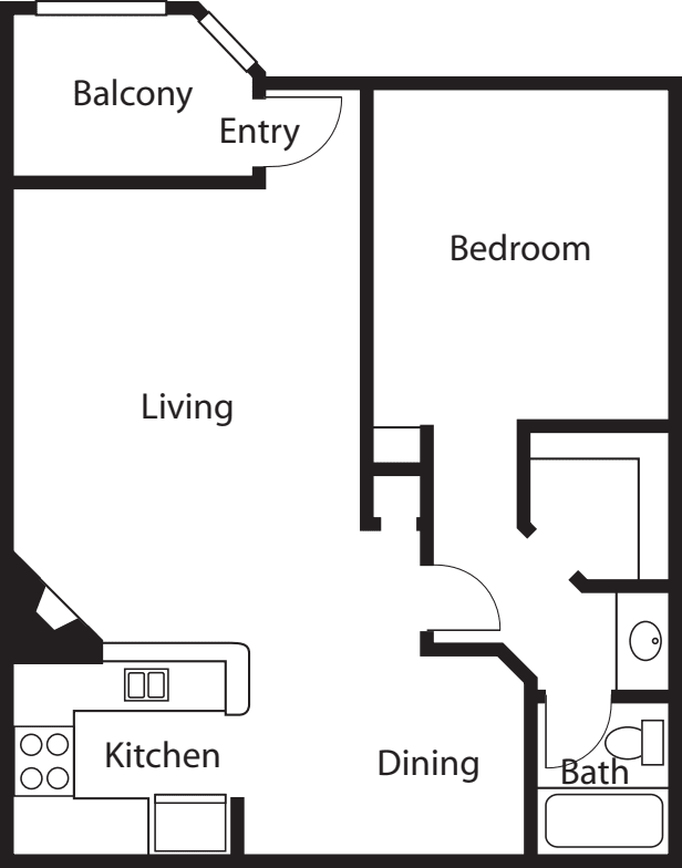 The Garbo floor plan