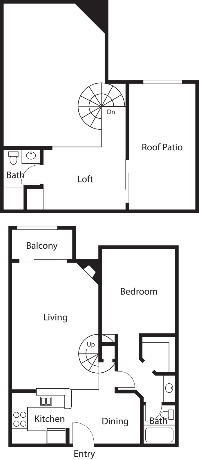 Monroe with Loft floor plan
