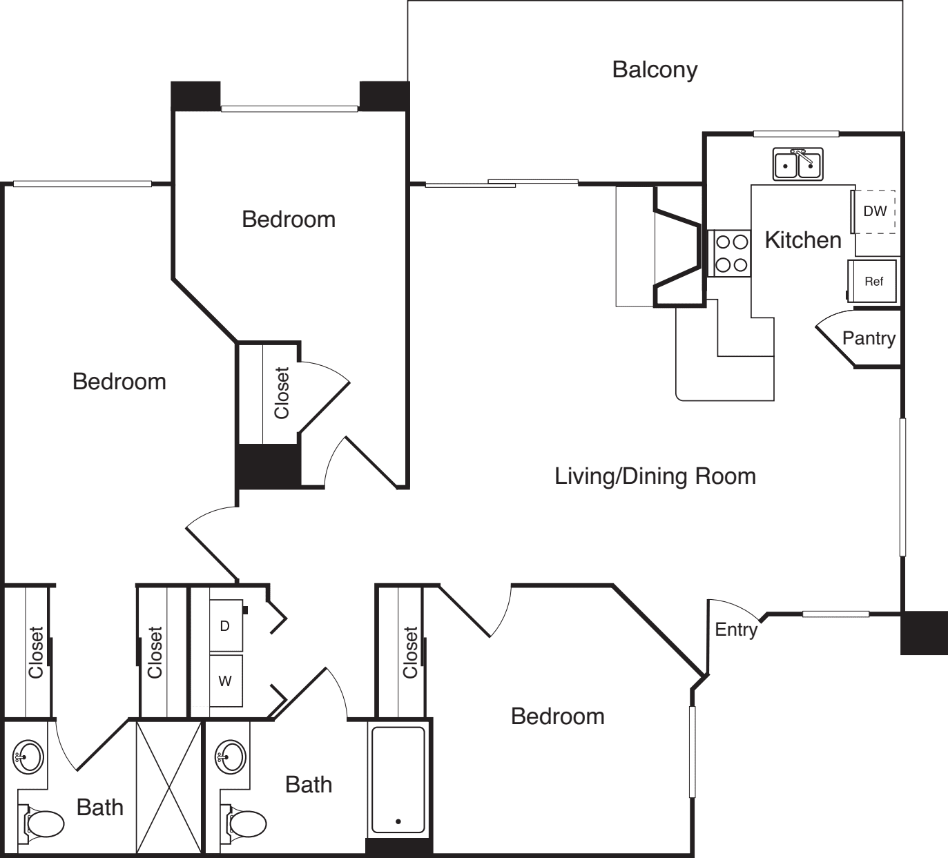 Coronado Alt floor plan