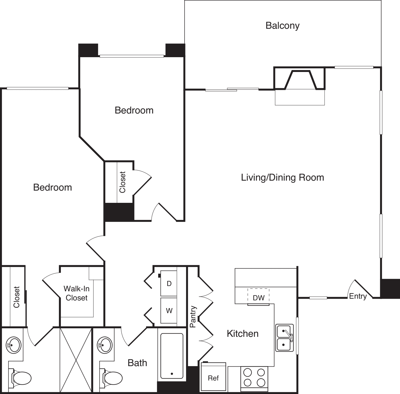 Brentwood 2nd Floor floor plan