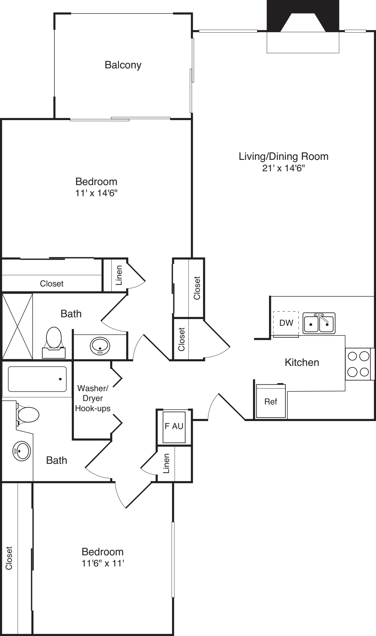 Evergreen floor plan