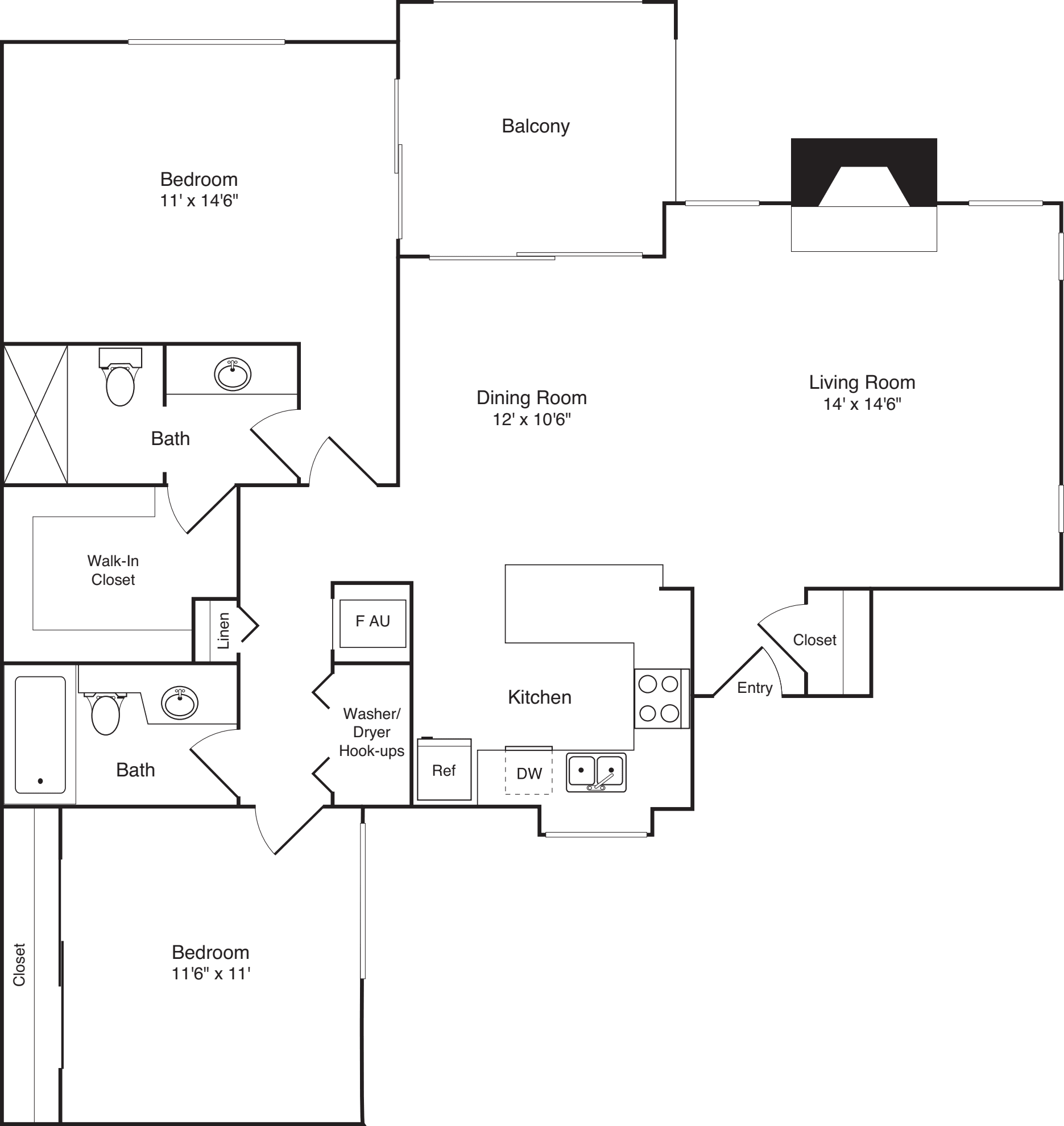 Firwood Cottage floor plan
