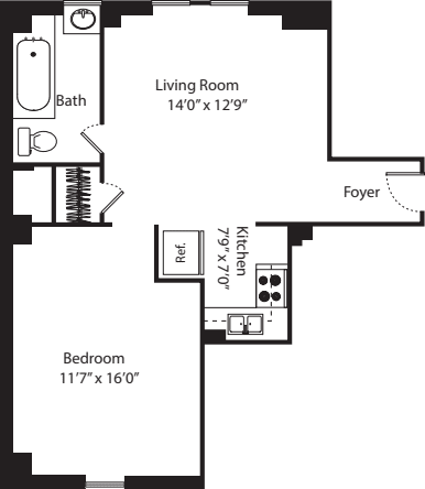 Plan E floor plan