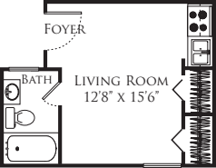 Plan F floor plan