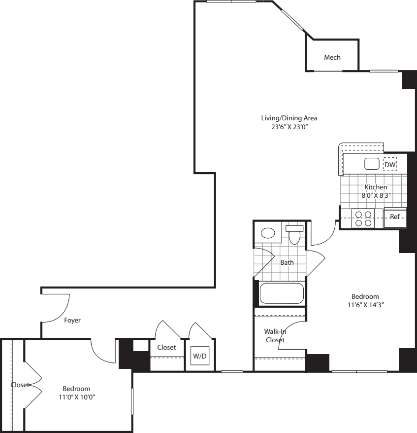 Boston floor plan