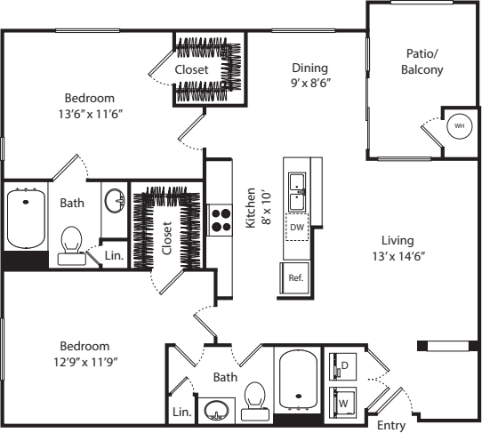 The Georgetown floor plan