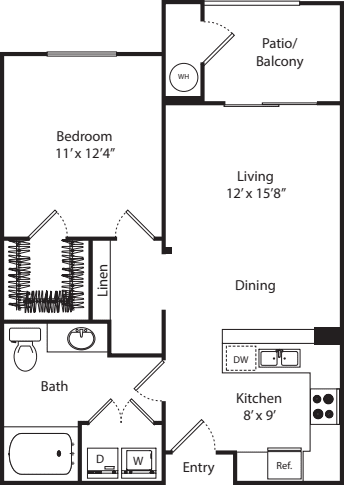 The Soho floor plan