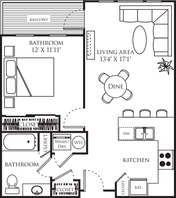 A17-E floor plan