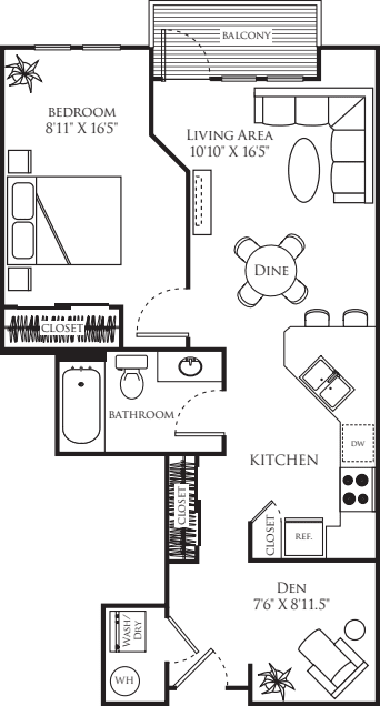 A9 with Study floor plan
