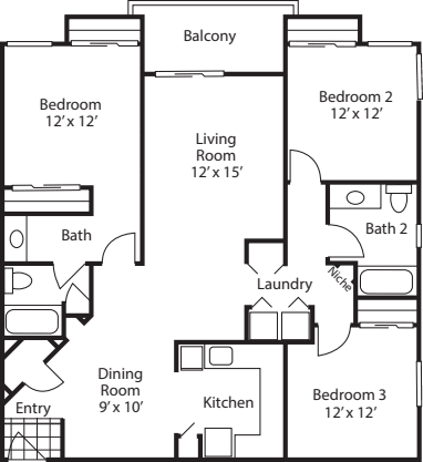 Lakeview floor plan