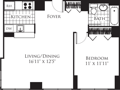 Unit G4-5, 7-32 floor plan