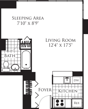 Unit BP floor plan
