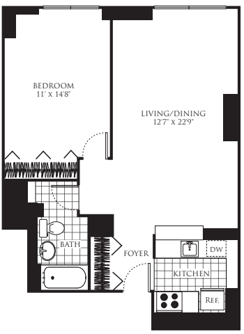 Unit C floor plan