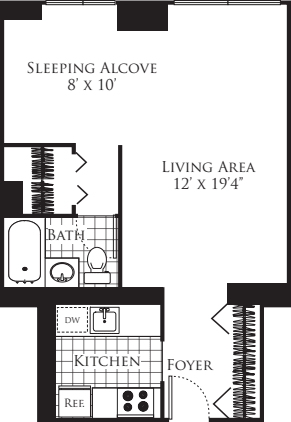 N 602 floor plan