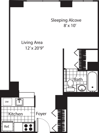 M 576 floor plan