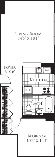 A 709 floor plan