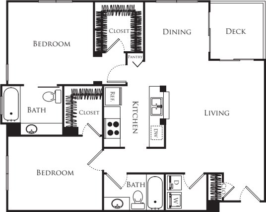 Plan E floor plan