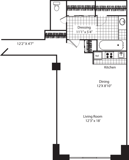 FPA  456 - 3 Tier floor plan