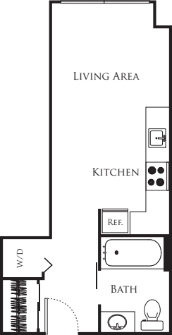 Micro Studio - A3 floor plan