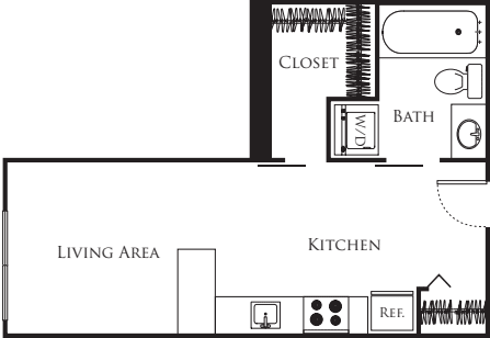 Micro Studio - A5.2 floor plan