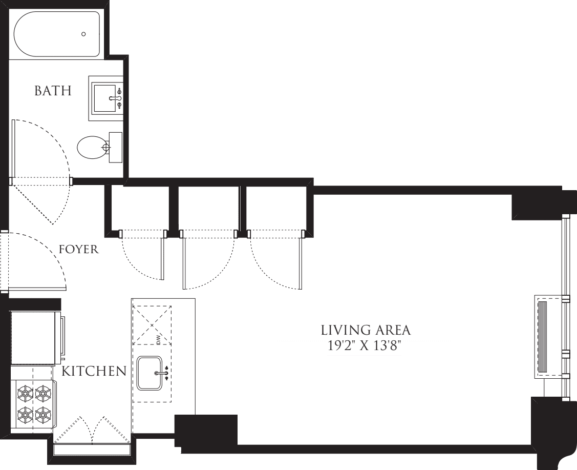 C Floor 2-7 floor plan