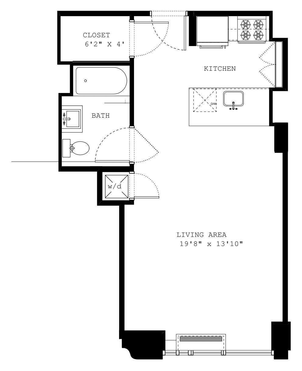 F Floor 3-7 floor plan