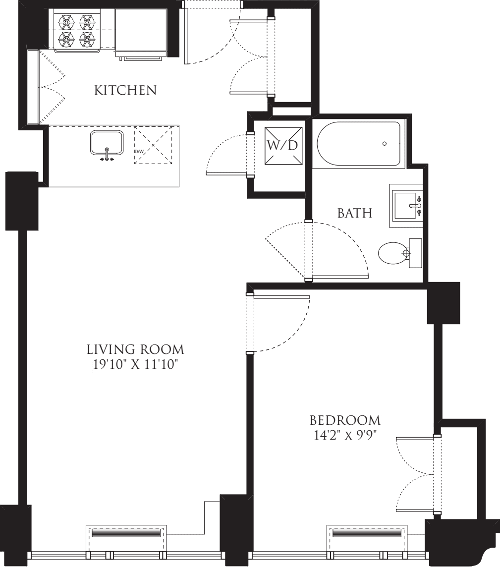 E floor plan