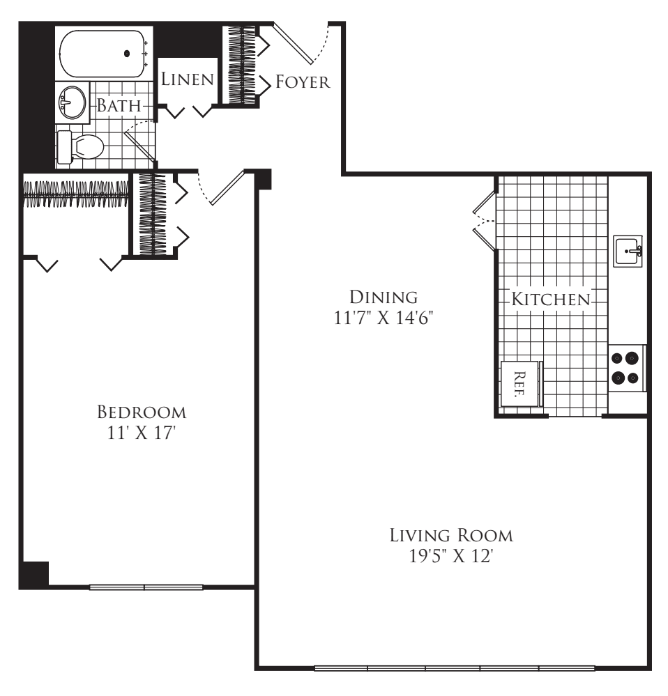The Newell floor plan